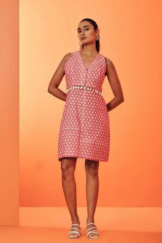 Red Tidal Grace Dress & Jacket Set