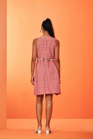 Red Tidal Grace Dress & Jacket Set