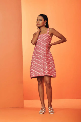 Red Tidal Grace Dress & Jacket Set