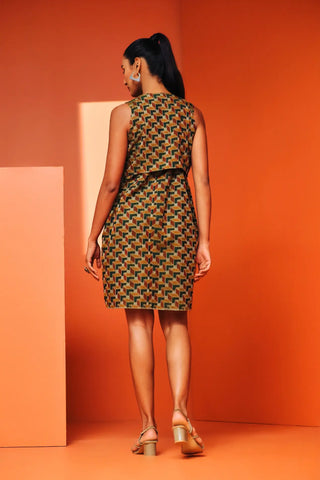 Green Tidal Grace Dress & Jacket Set