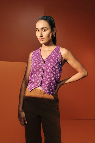 Majestic Purple Waistcoat